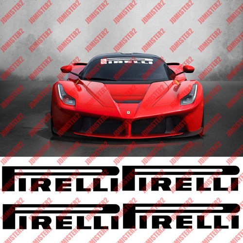 Pirelli tires decal - die, cut