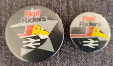 Rail riders vintage badges - rail,