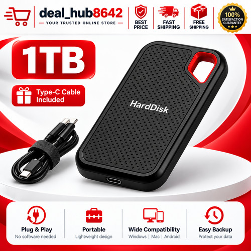 1tb external hard drive disk - external,