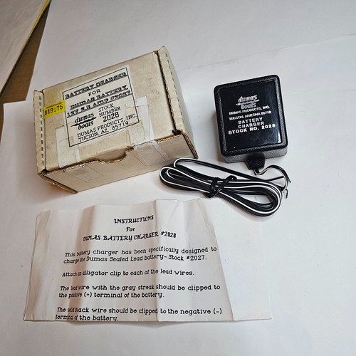 Dumas battery charger - charger, 12v