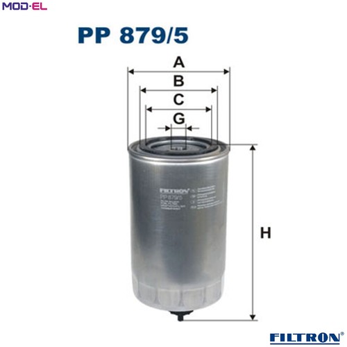 Fuel filter 879 for - filter, 879/5
