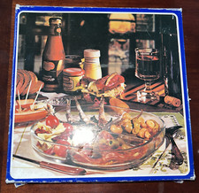 CABARET MINA FIDENZA ITALY DIVIDED GLASS SERVING DISH BOXED