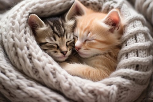 Cute kittens cat canvas - cat,