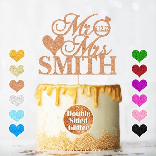 Personalized wedding cake - personalized,