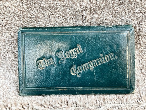 Vintage green leather bound - vintage,
