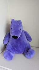 Vintage Ikea Plush Polar Bear Teddy Large Soft Toy Comforter Purple