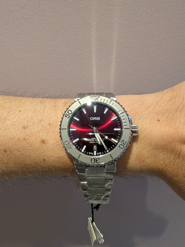 Oris aquis date relief - relief, 41.5mm
