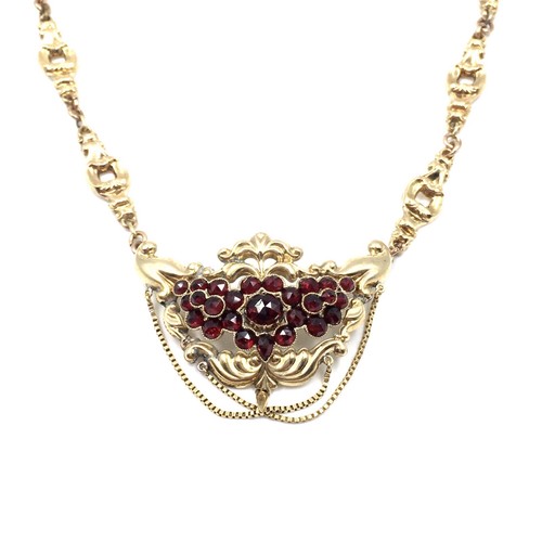 Antique biedermeier necklace - antique,