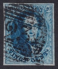 BELGIUM 1861 Medallion 20c