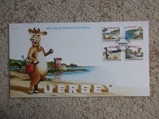 JERSEY - 1997 TOURISM, LILLIE THE COW UNADDRESSED FIRST DAY COVER