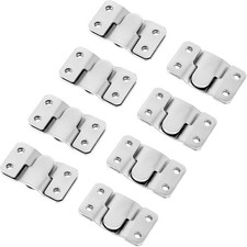 Heavy Duty Stainless Steel Flush Mount Brackets – Hidden Mirror Frame Fixings