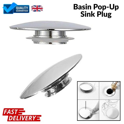 66mm basin sink pop plug - pop, up