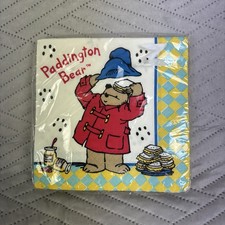 Paddington Bear 3 Ply Paper Napkins Vintage Sealed American Greetings