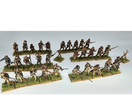 28mm colonial milita warlord - 28mm,