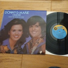 Donny & Marie Osmond "Make The World Go Away" 1974 MGM 2315 343 UK POST 