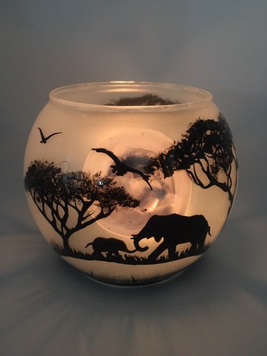 Savannah landscape elephants - savannah,