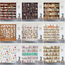 3D Bookcase Waterproof Shower