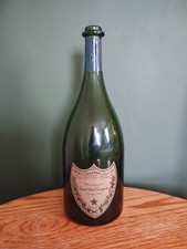 Rare Dom Pérignon  Magnum 1966 World Cup Vintage Empty Champagne Bottle