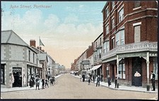 Porthcawl - John Street - Wales. 1910 Postally Used Postcard