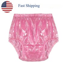 Pink Plastic Pants Adult