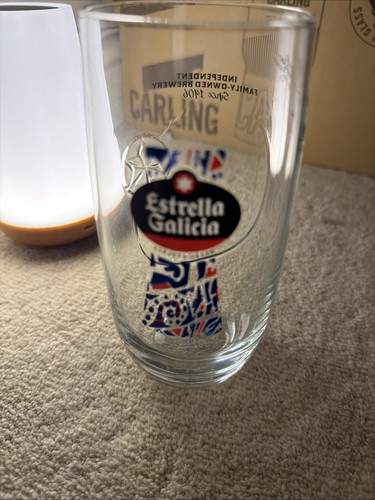 Estrella galicia pint glass - estrella,
