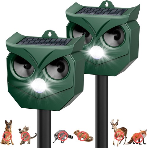 Solar animal deterrent outdoor - deterrent,