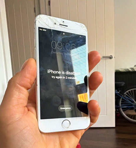 Apple iphone 16gb silver - apple,