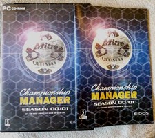 Championship Manager Season 00/01 ❤️NO DISC RARE + Manual 2000/2001 Football  PC