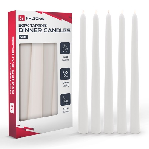 Haltons tapered dinner - tapered, candles