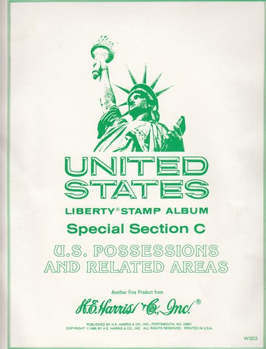 Harris stamp album pages - harris,