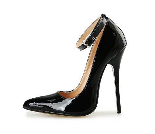 High heel pump pointed closed