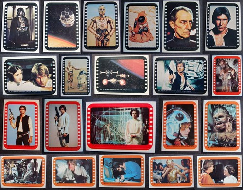 1977 topps star wars sticker - 1977,