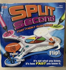 Ideal Split Second Fast Family Quiz Game 100% Complete Fun Game Age 8+