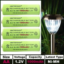 AA 1000mAh NiMH Rechargeable