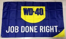 WD 40 Banner Tools 3x5ft Workshop Garage Snap Flag wd-40 Sign Pvc Motorsport