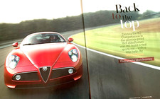 ALFA ROMEO 8C COMPETIZIONE - COLLECTIBLE ORIGINAL CLASSIC CAR ROAD TEST REVIEW
