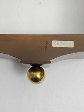 Vtg Wall Clock Part Brass