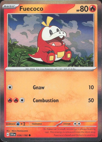Pokemon fuecoco - pokemon, holo)