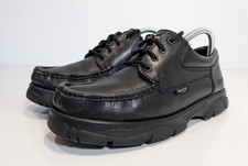 Wrangler Shoes Men's Size EU 42 UK 8 Black Authentic Rubber Moc Toe Vintage