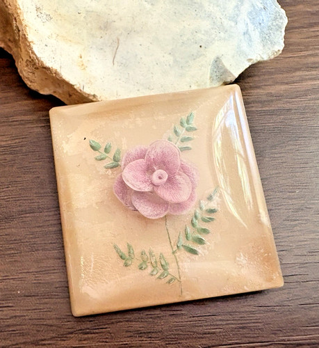 Vintage 1950s cream lucite - vintage,