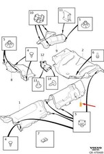 VOLVO XC90 MK2 Rear Tunnel