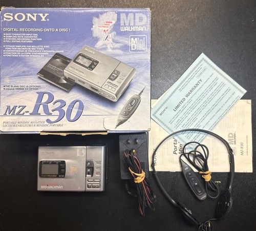 Sony r30 portable minidisc - sony,