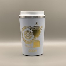 Wimbledon Tennis 2024 flask White & Gold Collectors Hot & Cold travel mug New