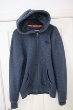 Superdry Men’s Orange Label Zip Hoodie – Size L  Classic Superdry men’s zip hood