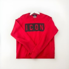 D Squared Icon Jumper Red Size