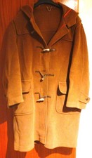 Heavy, man's duffle type coat