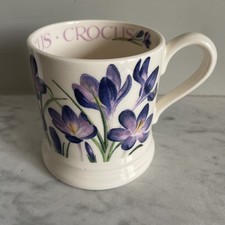 Emma Bridgewater 1/2pt Mug  Crocus Flowers New, Second