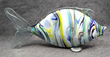 Vintage Large Art Glass Fish