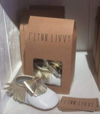 Baby Moccasin Slippers - REAL LEATHER