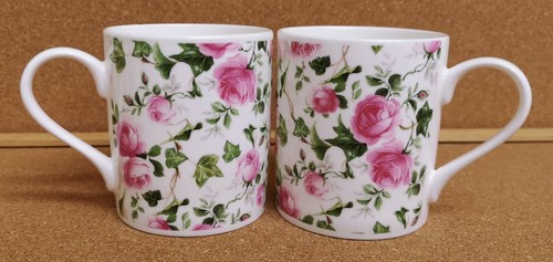 Ivy rose pink mugs set - rose,